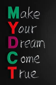Make your dream come true Stock Photos