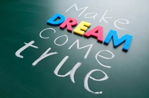 Make your dream come true Fotos Stock