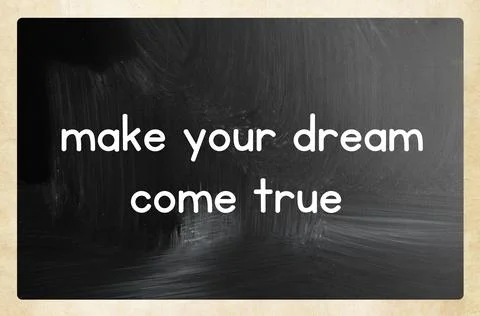 Make your dream come true Stock Photos