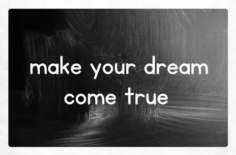Make your dream come true Stock Photos
