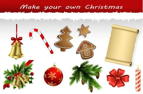 Make your own Christmas Illustrazione stock
