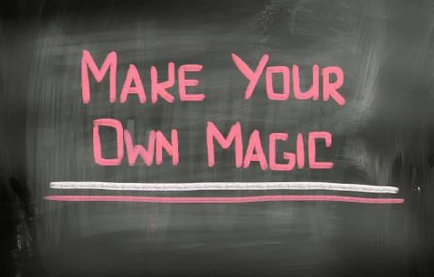 Make your own magic concept Stock Illustration