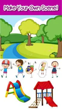 Make your own scene Stock Illustration