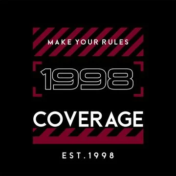 Make your rules vector typography for t-shirt. perfect for simple style Stock Illustration