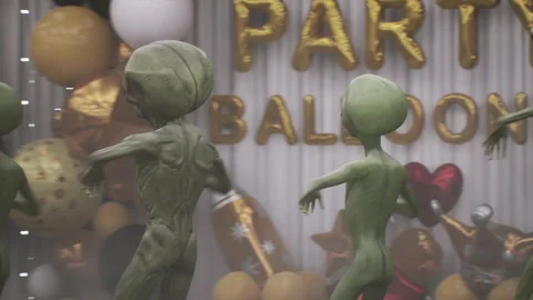 Make your Sci-fi Clip with Aliens Dance ... | Stock Video | Pond5