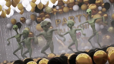 Make your Sci-fi Clip with Aliens Dance ... | Stock Video | Pond5