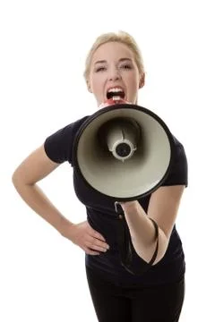 Make yourself heared Stock Photos