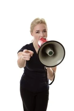 Make yourself heared Stock Photos