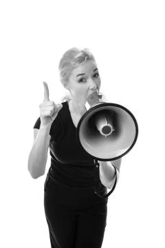 Make yourself heared Foto stock