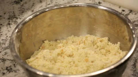 Makeing round gata 1 Stock Footage 312948533