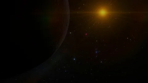 Makemake Distant Dwarf Planet in Kuiper Belt 1 Stock Footage 84955286