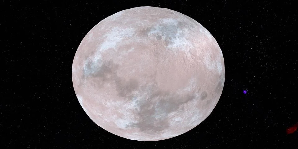 Makemake Dwarf Planet Stock Illustration