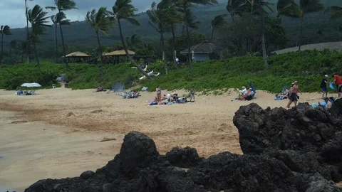 Makena Beach, Maui Stock Footage 107407348