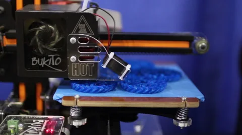 Maker Con 3D printer Stock Footage 43549548