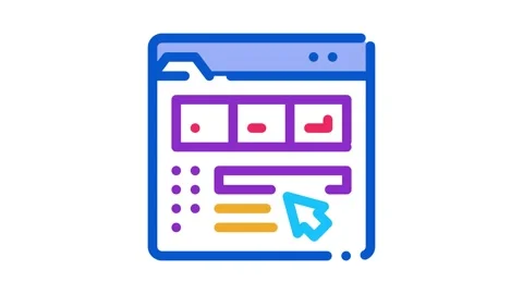 Maker information folder Icon Animation Stock Footage 145277535
