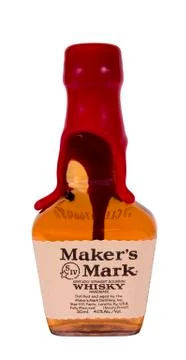Makers mark whiskey 库存照片