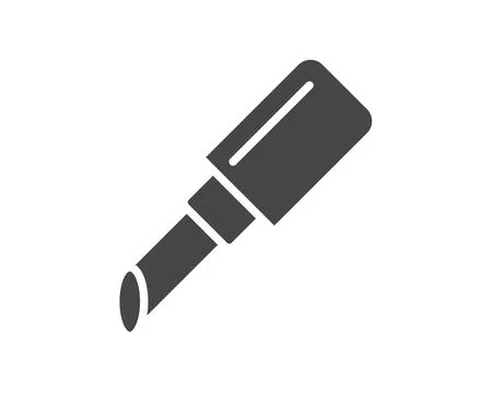 Makeup and cosmetics. Beauty linear vector graphic black icons in the form .. Stock Illustration