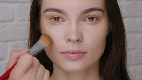 Makeup Application A Comprehensive Beauty Routine Tutorial for All Skill Levels Stock Footage 327623211