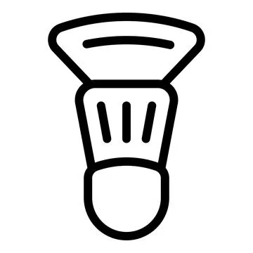 Makeup applicator icon outline vector. Cosmetics paint tool Stock Illustration