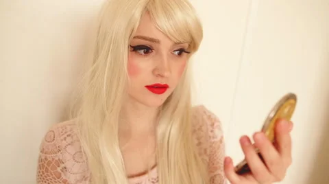 Makeup, applying eyebrow pencil Stock Footage 62516455