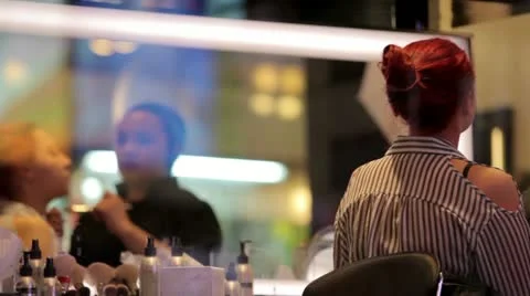 Makeup Artist Stock Footage 22227813