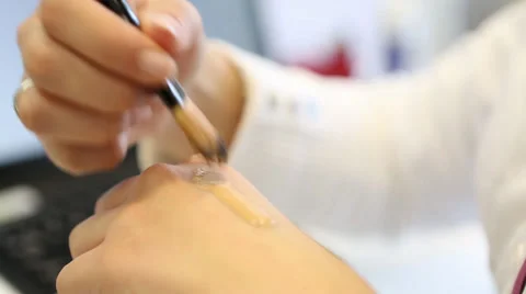 Makeup artist Vídeo Stock 34336971