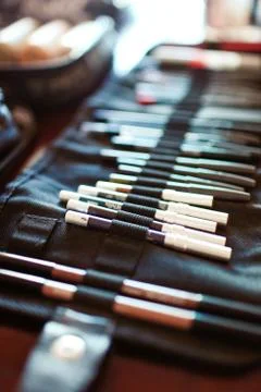 Makeup Artist Kit Stock Photos