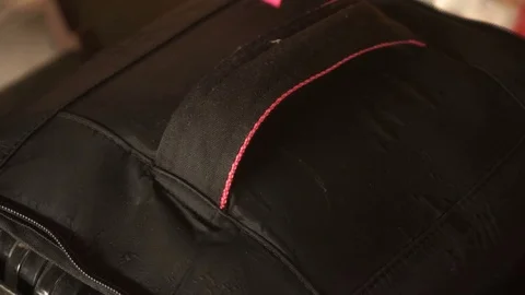 Makeup artist opens case with cosmetics Video stock 77747694