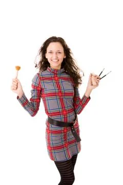 Makeup artist Stock Photos