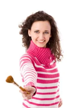 Makeup artist Stock Photos