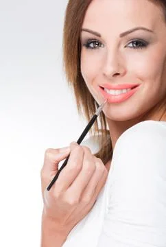 Makeup beauty. Stock Photos