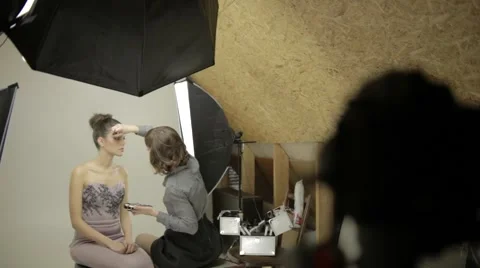 Makeup beauty process Video stock 59979352