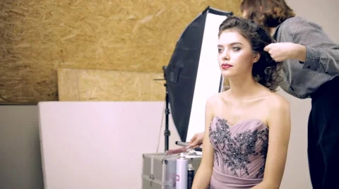 Makeup beauty process Stock Footage 59991816