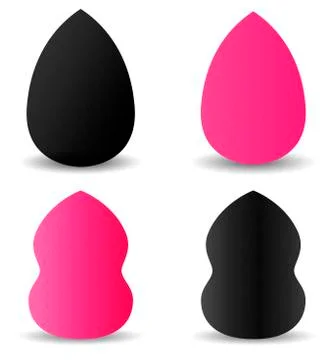 Makeup Blending sponge set for all kinds cosmetic Illustrazione stock