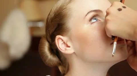 Makeup For Bride Stock-Footage 22419557
