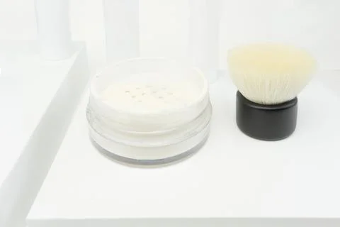 Makeup brush , cosmetic  Stock Photos