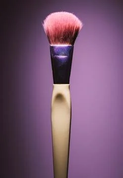 Makeup Brush Details 스톡 사진