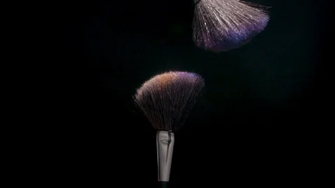 Makeup brush Stock Footage 122631055