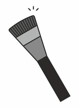 Makeup Brush icon Stock Illustration
