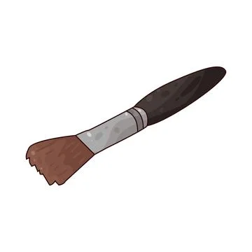 Makeup Brush illustration Stock Illustration