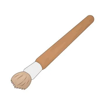 Makeup Brush illustration Stock Illustration