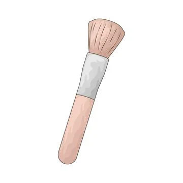 Makeup Brush illustration Stock Illustration