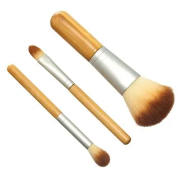 Makeup brush isolated Stock Photos