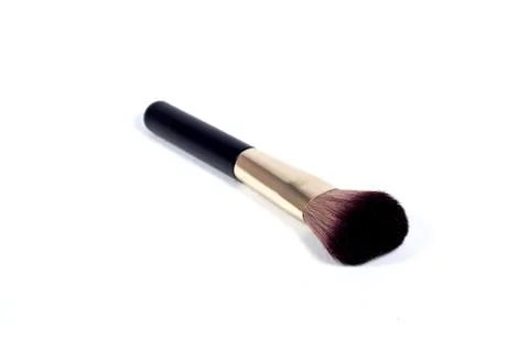 Makeup brush isolated on white background Stock Photos