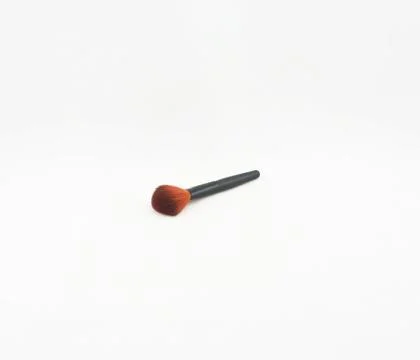 Makeup brush isolated on white Stock Photos