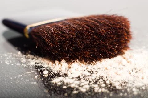 Makeup Brush Macro Stock Photos