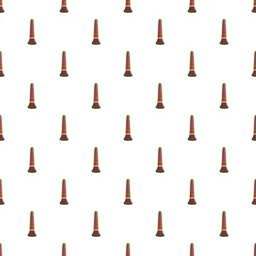 Makeup brush pattern creating a cosmetic design background 스톡 일러스트