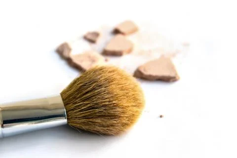 Makeup brush Stock Photos