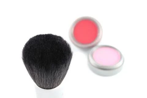 Makeup brush Stock Photos