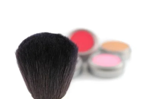 Makeup brush Stock Photos